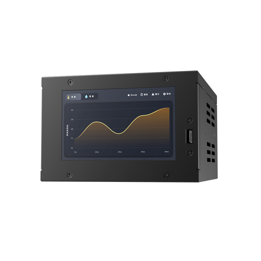 五吋智慧監控機產品不受品牌限制，可和市面上所有感測器進行串接以有效萃取各項數據資訊，提供各式監控與應用服務，為數據創造嶄新價值。